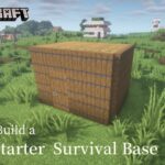 Minecraft 建築：新手得來速生存基地！│How to build a starter survival base【秘密himitsu】마인크래프트 건축│マイクラ建築│【迷你屋】#8