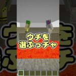 大事な女の子のトモダチどっちを助ける？【 マイクラ / まいくら / Minecraft 】#shorts