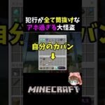 【Minecraft】悪行がバレて家を襲撃される大怪盗w #shorts