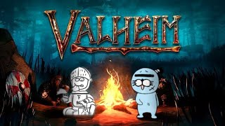 【VALHEIM】ダクソっぽいマイクラ的なヤツを2人で初めてやってみる。(+下級騎士さん)