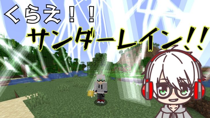 【マイクラ】魔法の杖が使える世界でエンドラ討伐！！