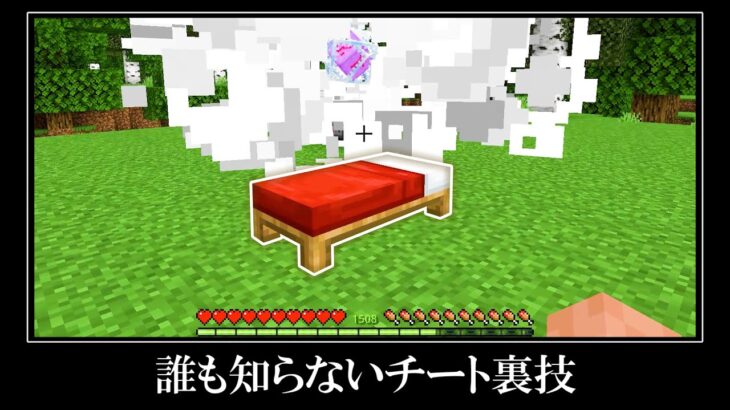 【衝撃】マイクラ統合版の隠されたバグ裏技＆小ネタ１０選