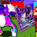 【マイクラ】改造されたカードパックを開けて出てきたポケモンだけでバトルしたら面白すぎた！？
