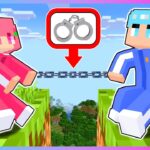 手錠つけられて離れられないマインクラフト！？👮🏻‍♂️💦【マイクラ / まいくら】