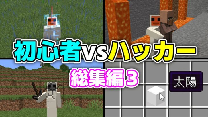 【意味不明】「初心者vsハッカー」まとめ３【総集編】【ゆっくり実況/ゆっくり茶番】【マインクラフト】#shorts総集編
