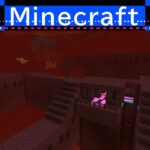 ネザー（地獄）で建築020　要塞を発掘【マインクラフト1.19.3】Minecraft　マイクラ