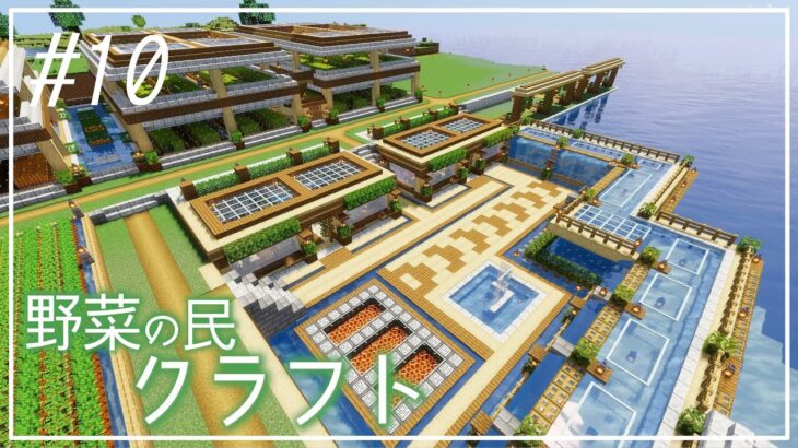 #10【Minecraft】野菜の民開拓記【ゆっくり実況】