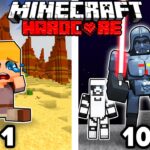 I Survived 100 DAYS as DARTH VADER in HARDCORE Minecraft!