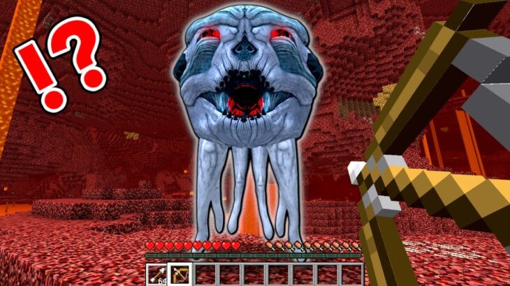 【超リアルなガスト⁉️😱】危険な姿に変身したミュータントボスと戦うマインクラフト⚔【マイクラ Minecraft】ぽっぴんず