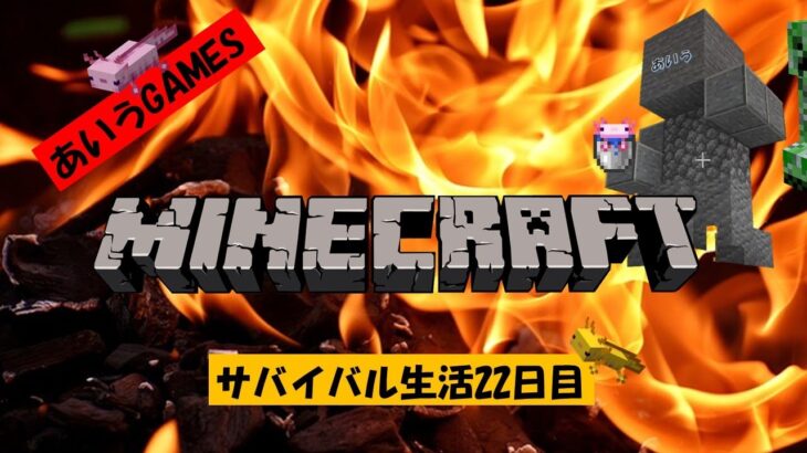 【Minecraft】サバイバル生活22日目【マイクラ】