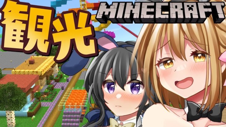 🔴【Minecraft】娘とたぬちゃんサーバーを観光だ！メンバー参加型【エッ漫画家Vtuber赤佐たぬ】