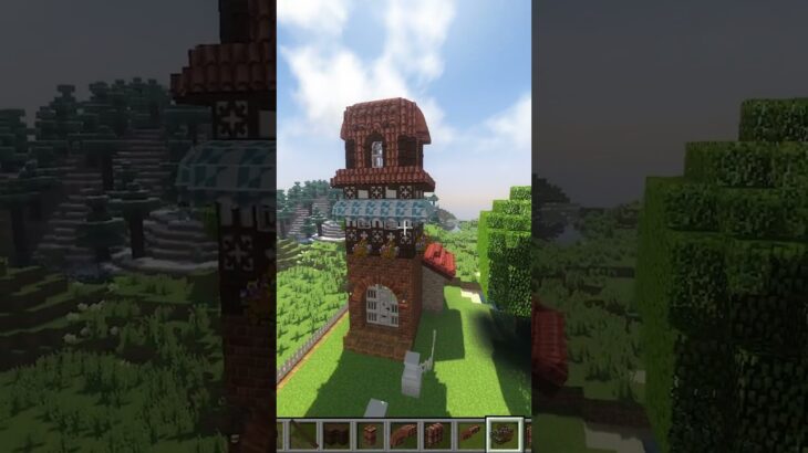 【マイクラ】MiniaTuriaの建築 #Shorts　#minecraft  #マインクラフト #funnyvideo  #funnytiktok #mostfunny