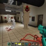 Running Through The SCP Backrooms MOD in Minecraft