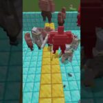 【minecraft/MOD】Power-up villagers VS iron golem【mob battle】