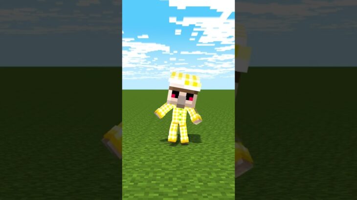 寝起きの体操🥱 #shorts #マイクラ