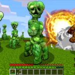 大量の超リアルクリーパー vs 最強セキュリティハウスで対決した結果！？【マイクラ マインクラフト】ぽっぴんず