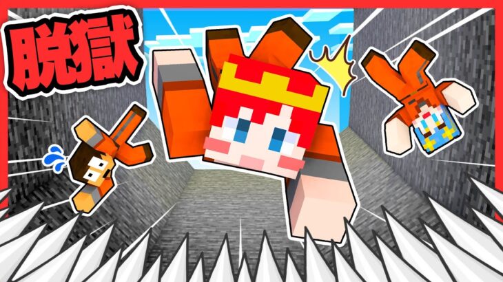 【マイクラ脱獄】巨大な穴の底にある刑務所から脱出するマインクラフト『10日目 アビス刑務所』【 マイクラ / Minecraft 】