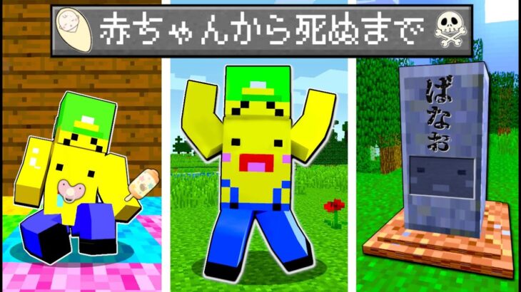 1歳から100歳まで生きるマインクラフトが怖すぎる😱【マイクラ Minecraft】ぽっぴんず