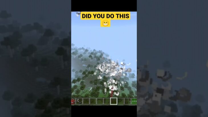 DID YOU DO THIS IN MINECRAFT 😁? #minecraft #trending #viral #shortfeed #shortvideo #shorts#ytshorts