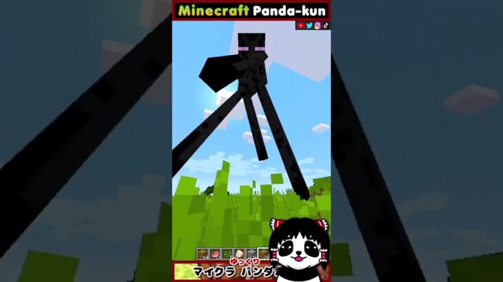 [マイクラMOD] 巨大エンダーマンに変身して高速散歩！ [Jaba版パソコン]