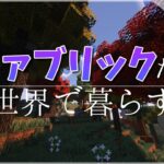 【マインクラフト】 – 始めてのファブリックMODの生活！ – ファブリックな世界で暮らす Part.1