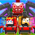 暴走したきかんしゃトーマスから逃げるマインクラフト『トーマス鬼ごっこ』【 マイクラ / Minecraft 】