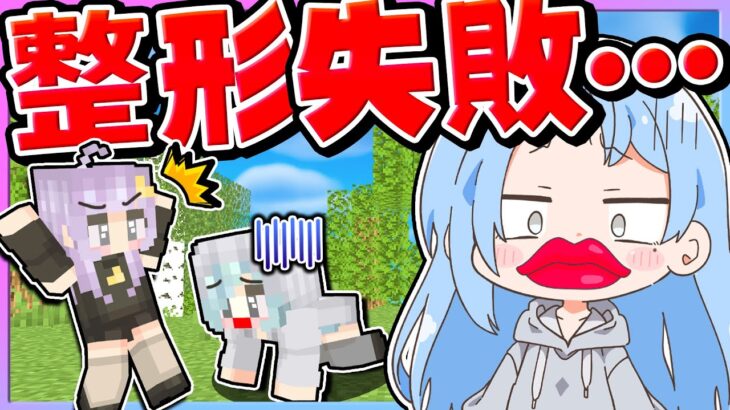 【マイクラ】整形に大失敗したうｐ主…元の顔に戻して😭【ゆっくり実況/まいくら/マインクラフト/Minecraft/java版】