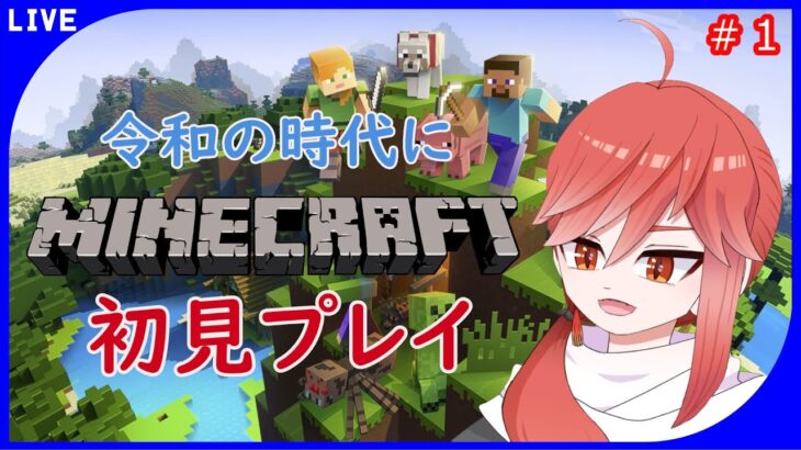 【マイクラ】初めてのマインクラフト 初日【初見さん大歓迎】