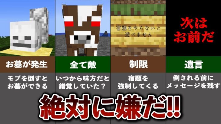 こんなマイクラは嫌だ【ゆっくり解説】