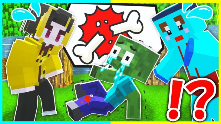 ケガしてるちびゾンビを助けた結果！？【まいくら/マインクラフト】