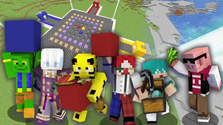 チーム対抗！マイクラオセロ三つ巴対決！！【さんちゃんく！× 帰宅部コラボ】