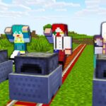 1番最初に1000m先までトロッコを運べるのは誰だ!?【マイクラ・マインクラフト】