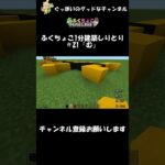 ふくちょこ1分建築しりとり『む』＃21【マイクラ】#shorts