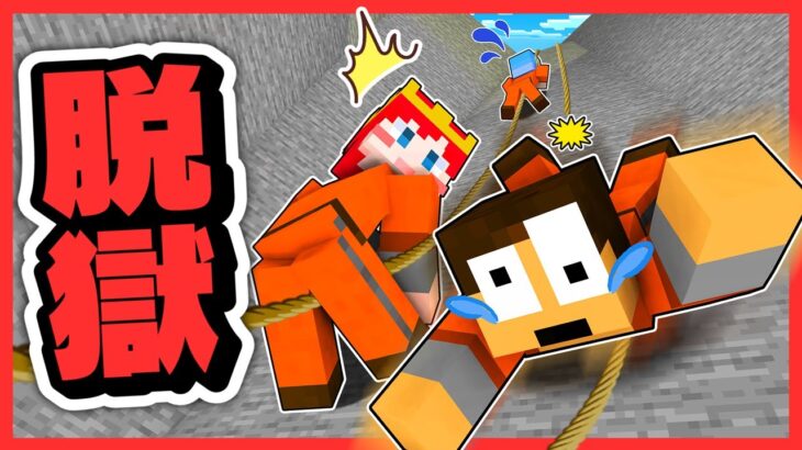 【マイクラ脱獄】超巨大な穴から脱出するマインクラフト『14日目 アビス刑務所』【 マイクラ / Minecraft 】