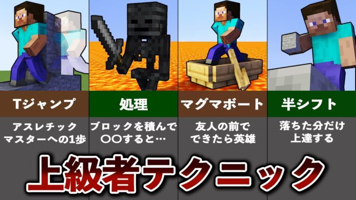 マイクラでパクれる上級者のテクニック9選【ゆっくり解説】