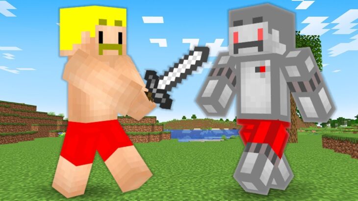 【マイクラ】AIと対決！ミニゲーム3番勝負！