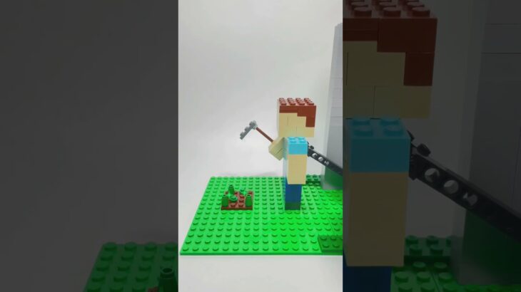 魔法のくわ【マイクラ】【LEGO】#lego #minecraft #shorts