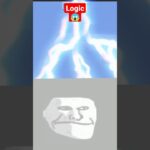 MINECRAFT LOGIC (Troll Face Meme) #shorts #viral #minecraft #logic #trollface #meme #Crafty to