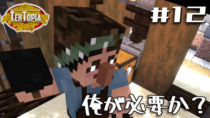 【マイクラ】テクトピアMODで村建築!【ゆっくり実況】part12