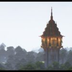 【Minecraft】森にシンプル建築　マインクラフト建築