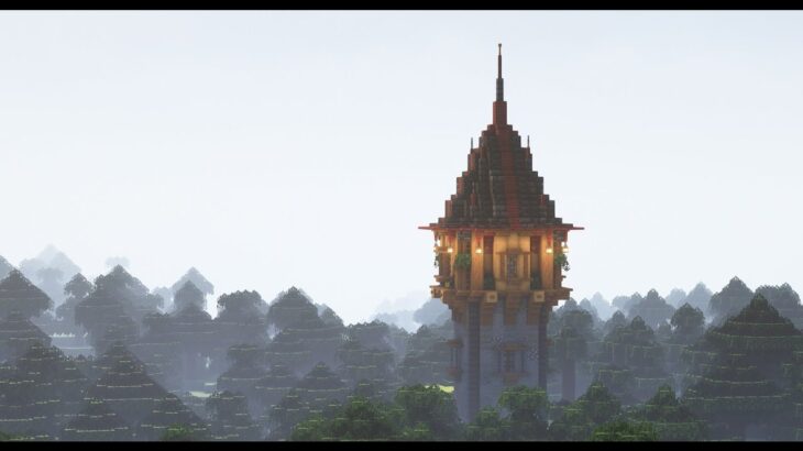 【Minecraft】森にシンプル建築　マインクラフト建築