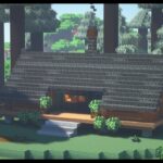 【Minecraft】シンプルなモダンハウス　マインクラフト建築