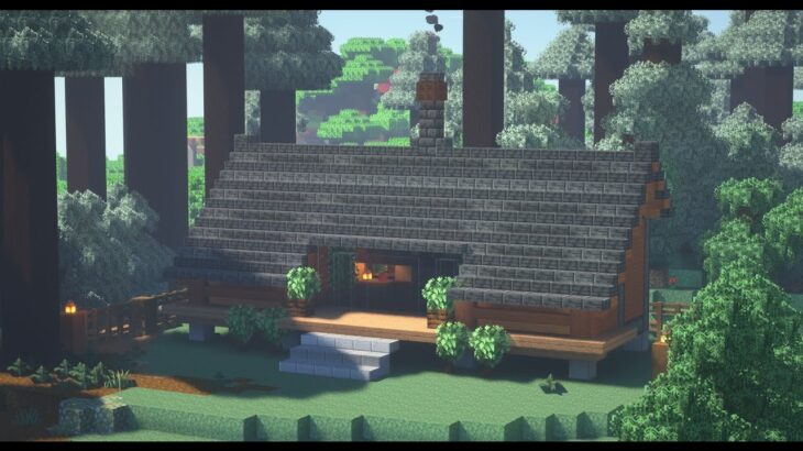 【Minecraft】シンプルなモダンハウス　マインクラフト建築