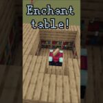 【Minecraft】魔法使いっぽい隠しエンチャント台 Hidden Enchant Table #minecraftshorts #マイクラ #Minecraft #ハリーポッター #shorts