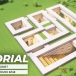 Minecraft: How To Build an Modern Underground Base | モダンな地下基地の作り方(サバイバル建築)