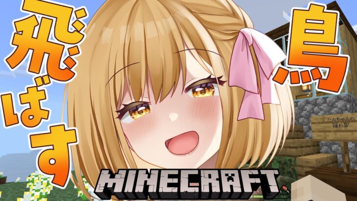 🔴【Minecraft】鳥を大空に飛ばす/メンバー参加型【えちち漫画家Vtuber赤佐たぬ】