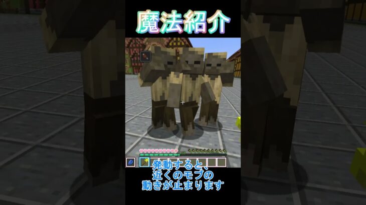 [Minecraft]魔法紹介part5 水魔法【王女様は一般人】#minecraft  #shorts #マイクラ