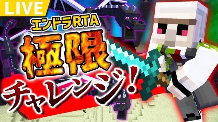 【マイクラ】そろそろ惜しいくらい行こうぜ　エンドラRTA極限チャレンジ！1体30分以内で10連続討伐せよ #4