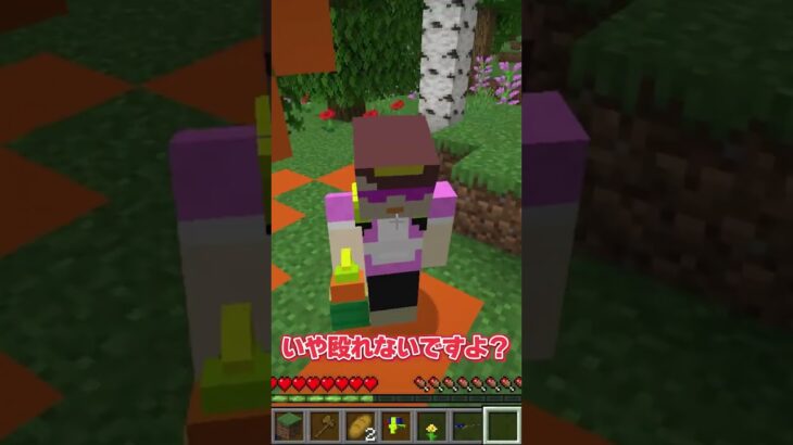 スプラのインクでママの家汚してみた！【マイクラ・マインクラフト】#shorts