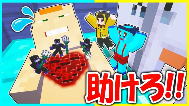 友達が死ぬ？体に入ってバイキンから命を守れ！！【まいくら/マインクラフト】